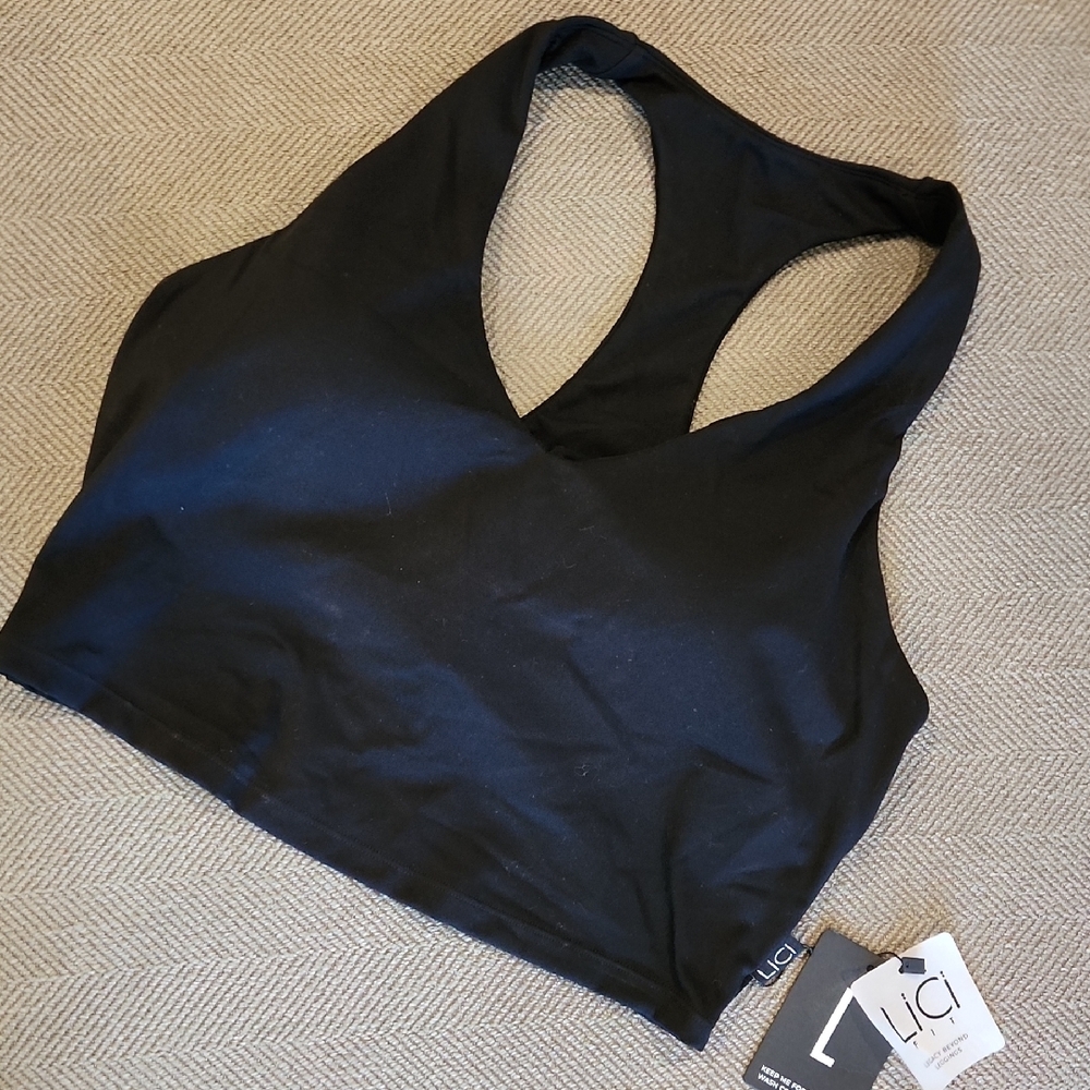Lici Fit Black Sports Bra